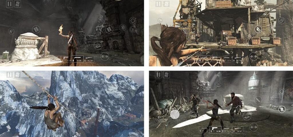 Tomb Raider per iOS: Lara sfida iPhone 1 Tomb Raider per iOS