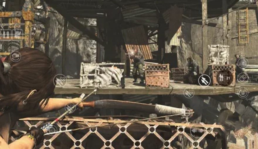 Tomb Raider per iOS: Lara sfida iPhone 2 Tomb Raider per iOS 2