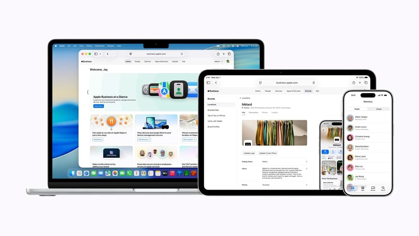 Apple Business: sfida a Microsoft e Google