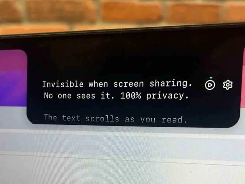 Notchie: il teleprompter per Mac nel notch