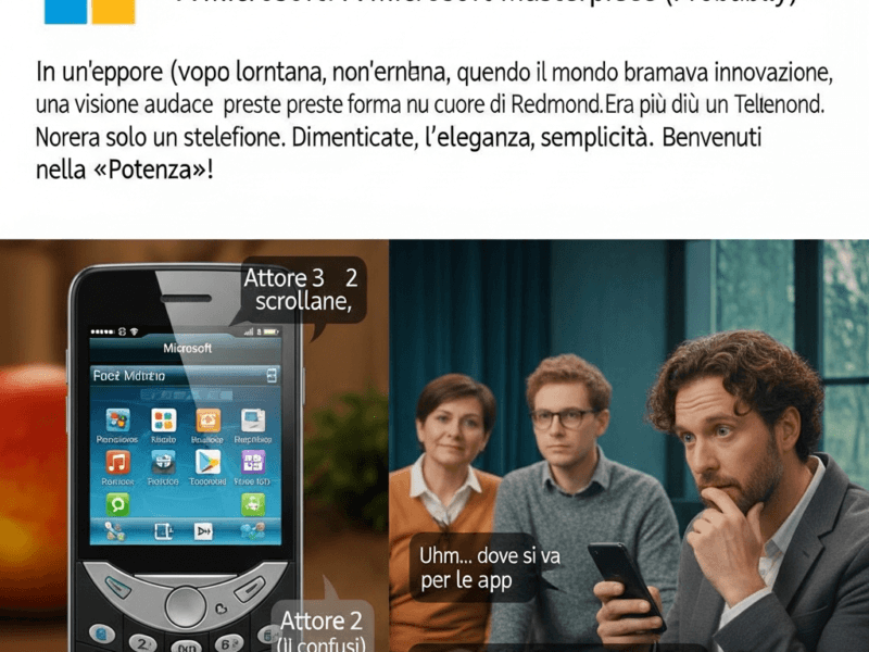 Come sarebbe stato l'iPhone se lo avesse prodotto Microsoft? Ecco in video ironico sul possibile svi