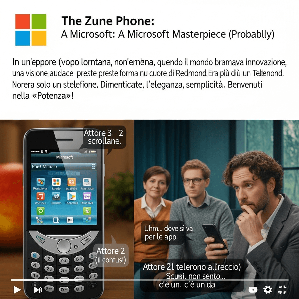 Come sarebbe stato l'iPhone se lo avesse prodotto Microsoft? Ecco in video ironico sul possibile svi