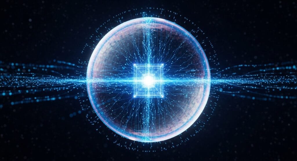 Concetto di privacy AI con modelli in locale su Mac