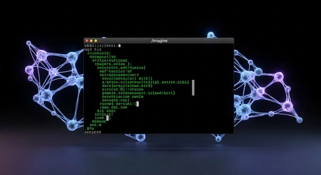 Terminale Ollama con modello AI in esecuzione Terminale macOS con modello AI in esecuzione tramite Ollama