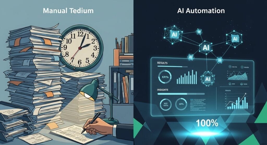 Confronto efficienza prima e dopo il vibe coding: da lavoro manuale ad automazione AI