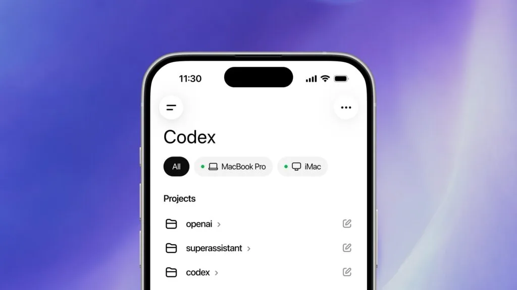 Codex Mobile: Coding Ovunque su iOS 1 Codex Mobile