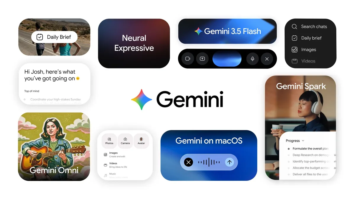 Google I/O 2026: la svolta agentica 3 La nuova interfaccia Neural Expressive dell'app Gemini