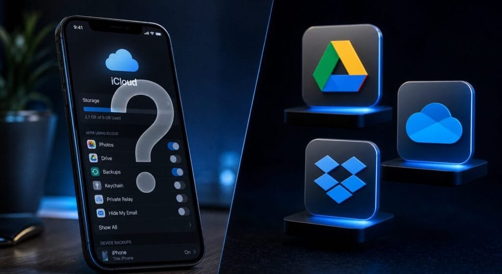 Il backup è di iCloud? L'AGCM indaga Apple per concorrenza sleale 1 iPhone con iCloud e cloud terzi a confronto