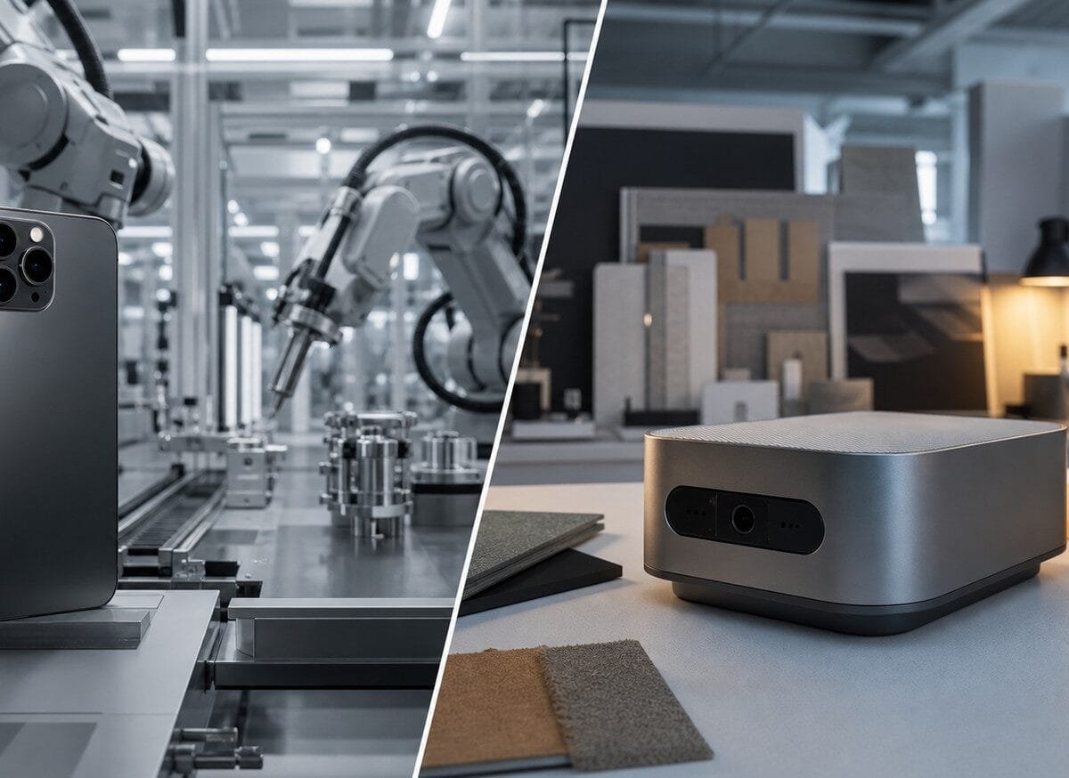 Il confronto tra hardware Apple e un dispositivo AI di nuova generazione