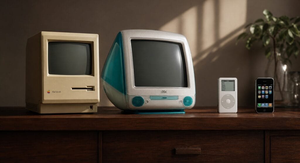 Prodotti Apple storici: Macintosh, iMac, iPod e iPhone
