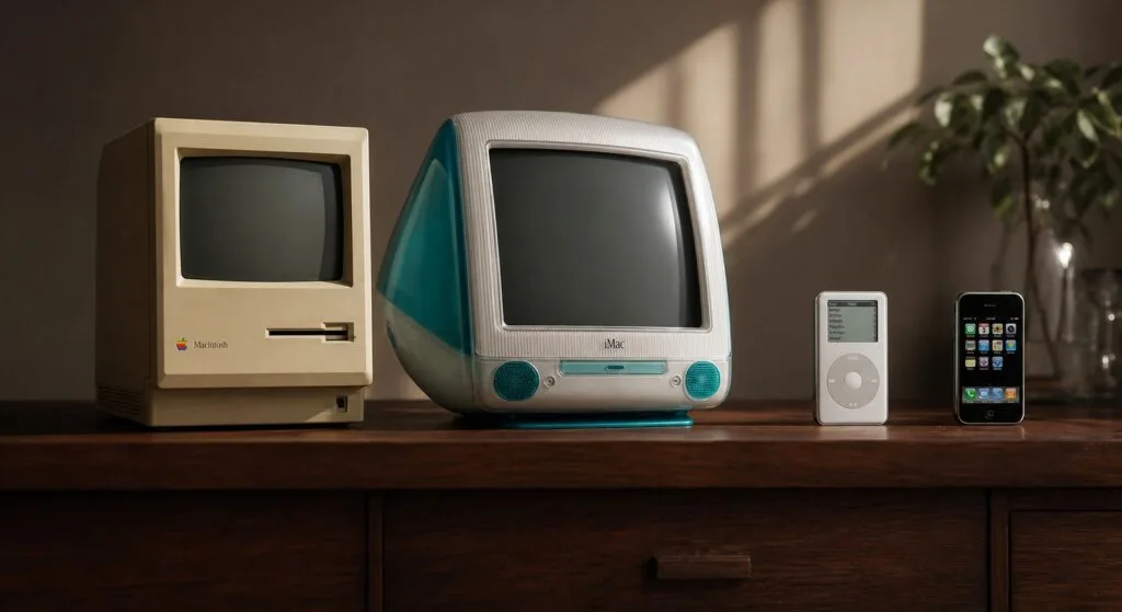 Prodotti Apple storici: Macintosh, iMac, iPod e iPhone