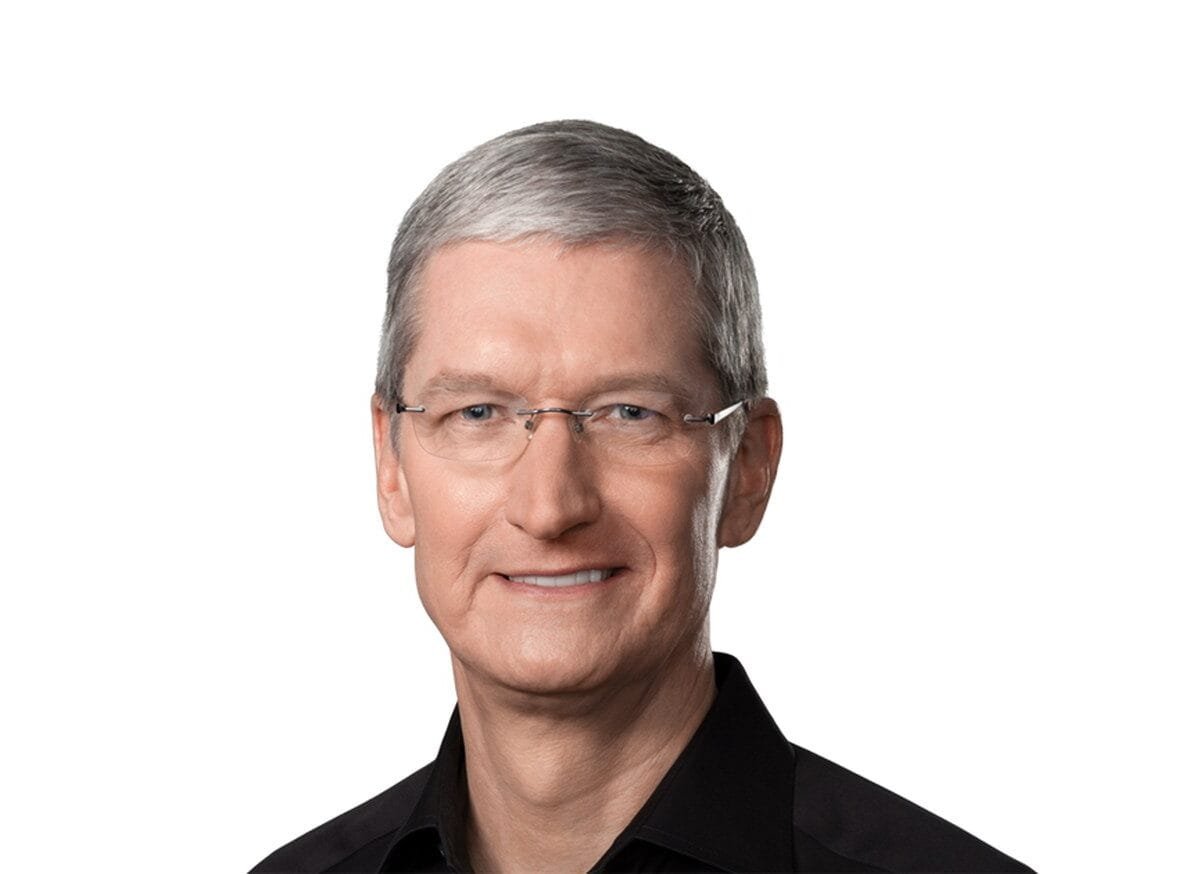 Ritratto ufficiale di Tim Cook, CEO di Apple