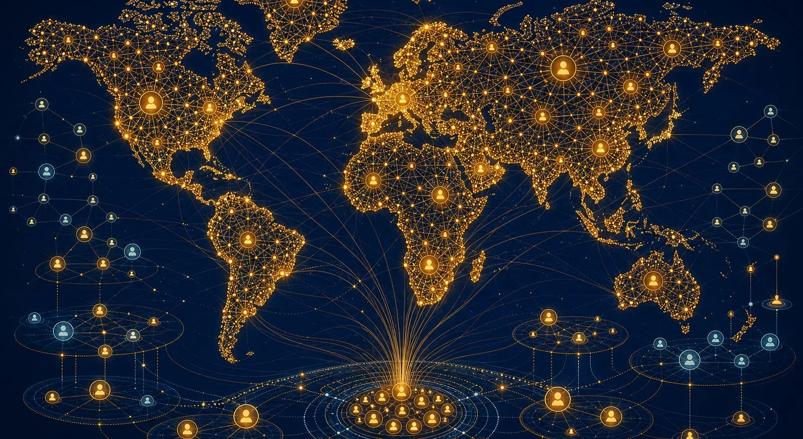8,3 miliardi di persone simulate per testare l'AI: il progetto MatrAIx 3 Grafo delle persone simulate di MatrAIx