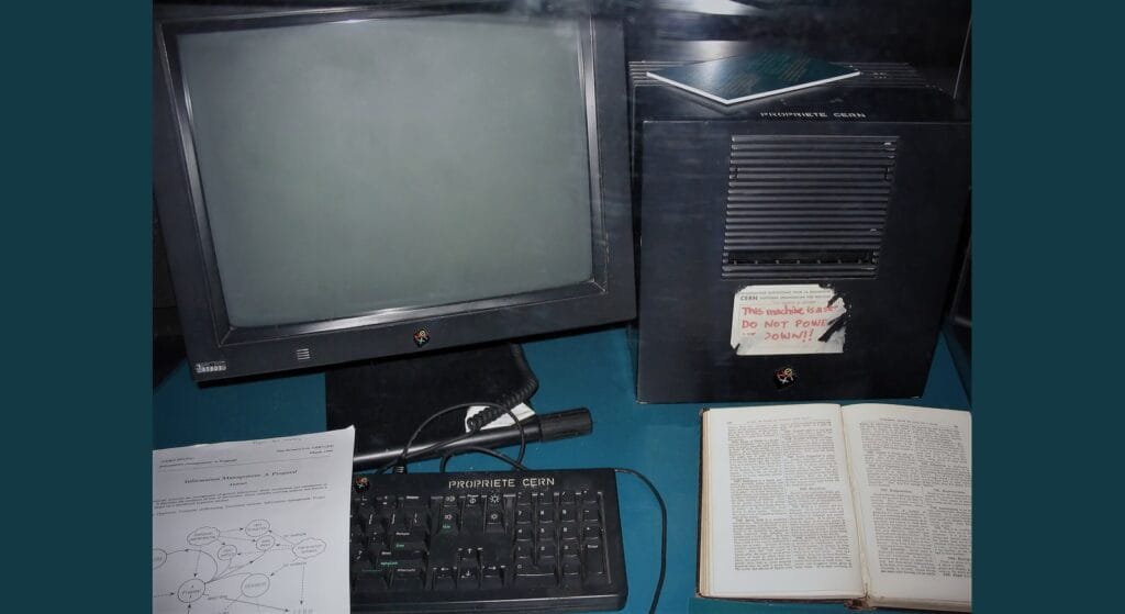 Il NeXT workstation usato al CERN come primo web server
