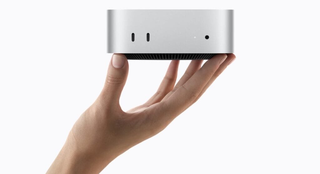 Mac mini M6 2026, vista frontale ufficiale Apple