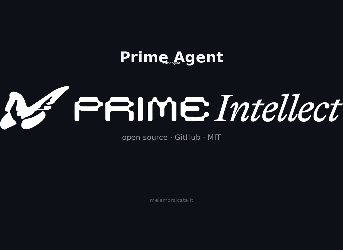 Logo ufficiale Prime Agent di Prime Intellect