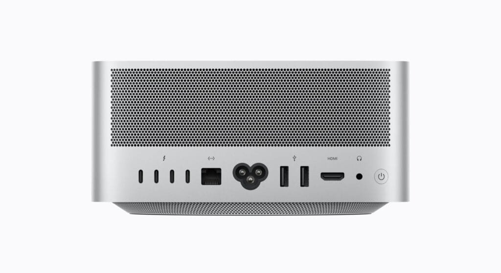 Porte posteriori Mac Studio M5 Max e M5 Ultra