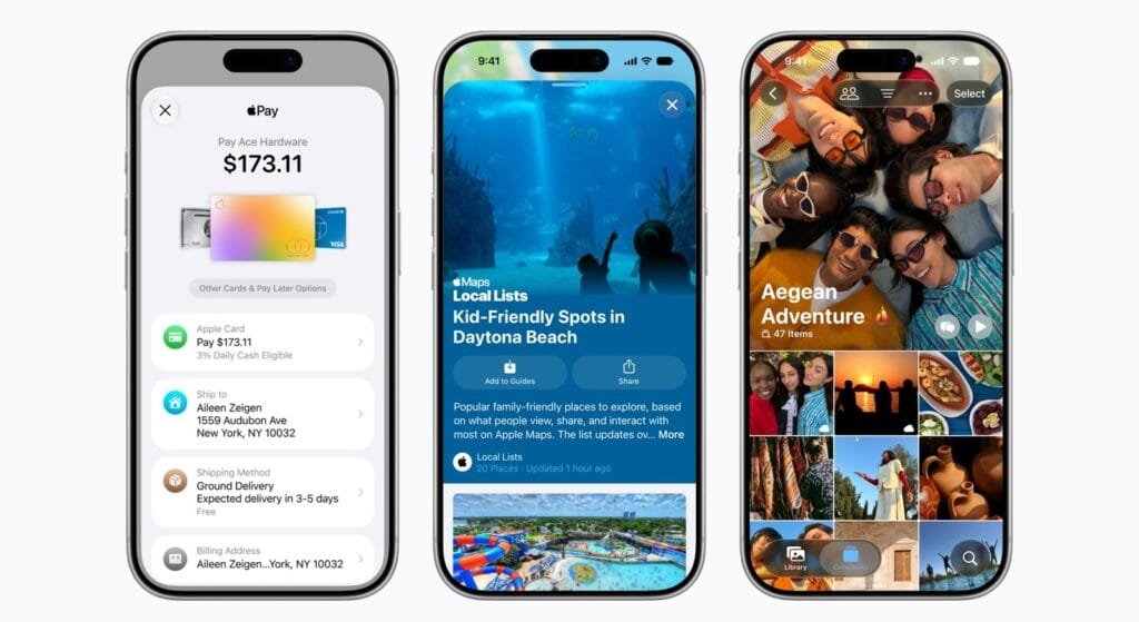 I servizi Apple presentati nel giugno 2026: Apple Pay, Maps e Foto