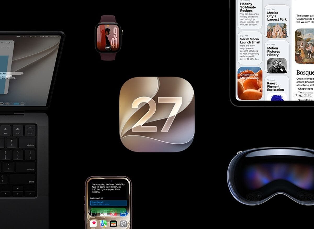 Key art ufficiale Apple dei sistemi operativi 27