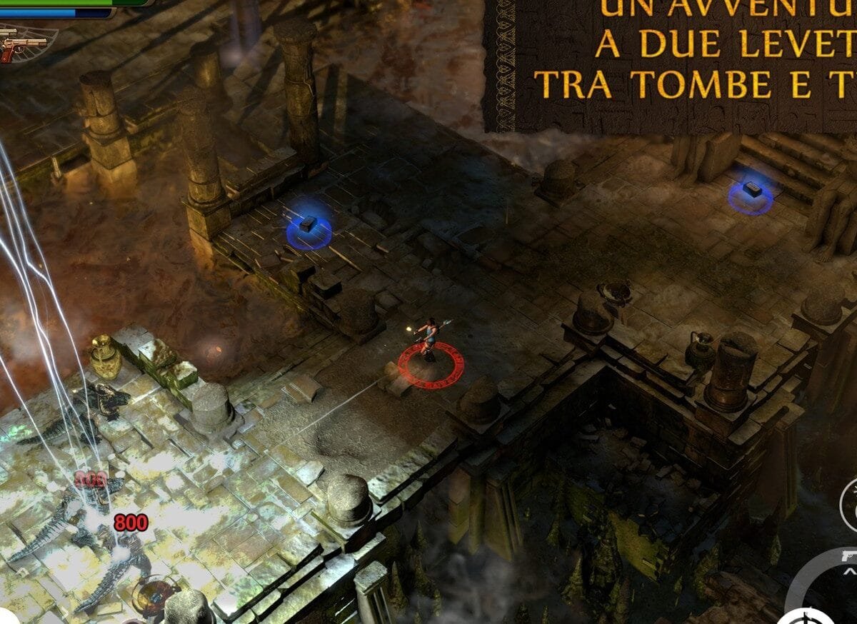 Lara Croft and the Temple of Osiris, combattimento isometrico in una tomba egizia
