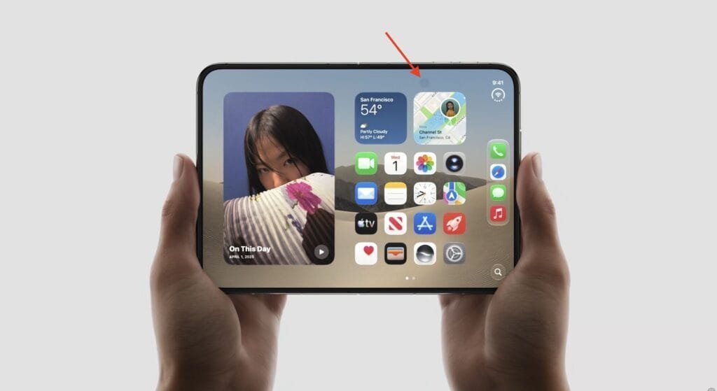 Scalping e iPhone Duo: il mercato parallelo dei lanci Apple 3 Dettaglio di iPhone Duo e della fotocamera sotto lo schermo