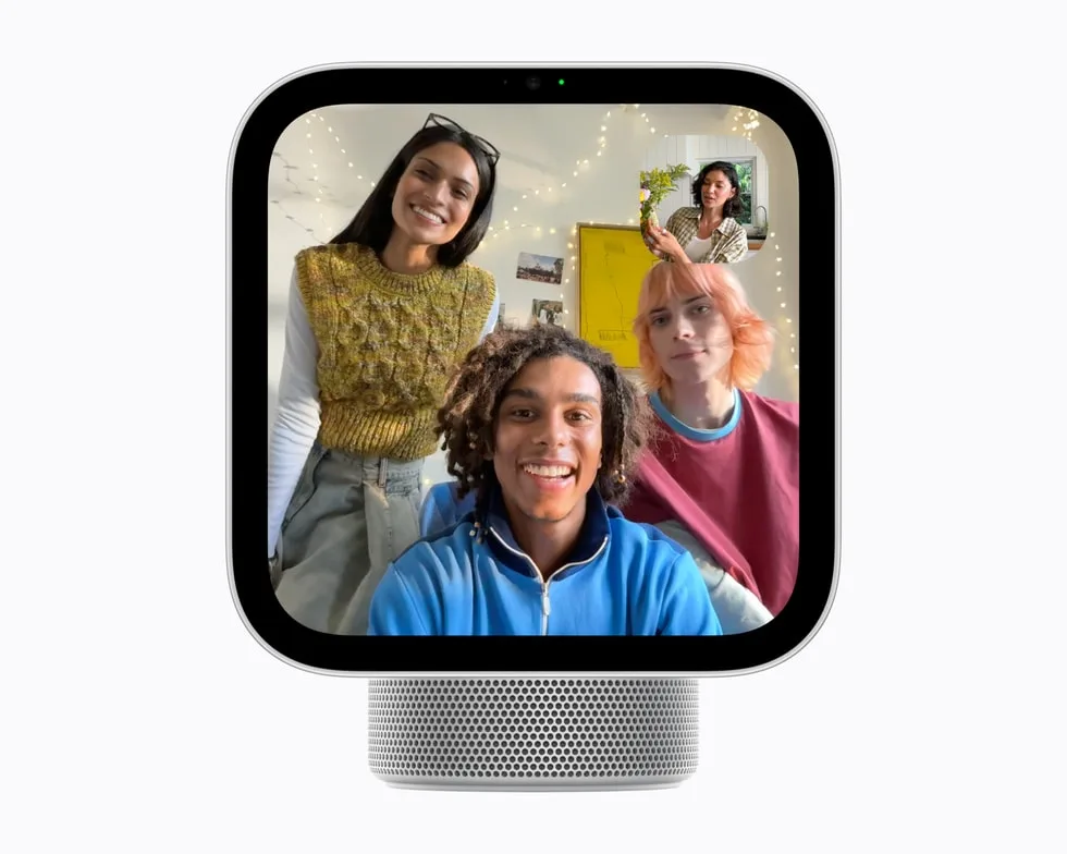 Apple HomeView: l'hub smart home con display da 7 pollici e Siri AI (e niente EU) 3 Apple HomeView con FaceTime e Center Stage